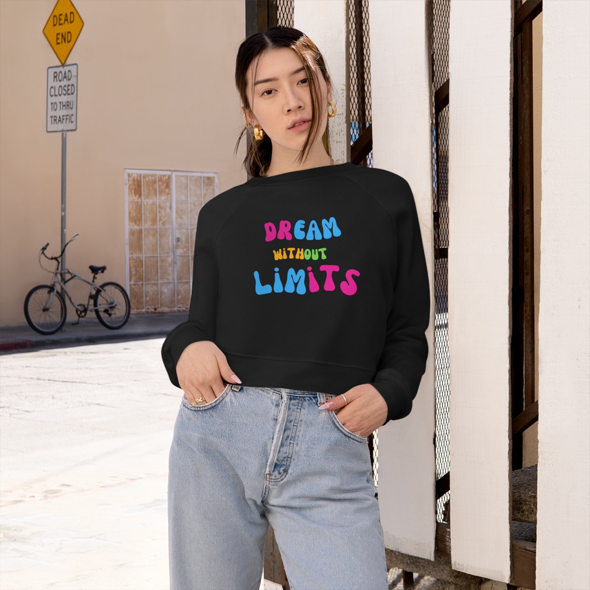 Dream Without Limit Women's Cropped Fleece Pullover