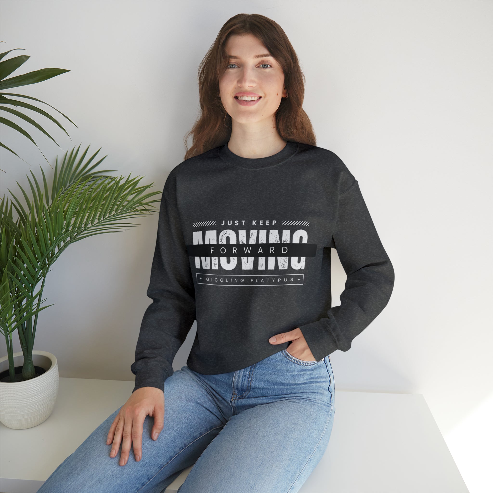 Moving Forward Design Unisex Heavy Blend™ Crewneck Sweatshirt