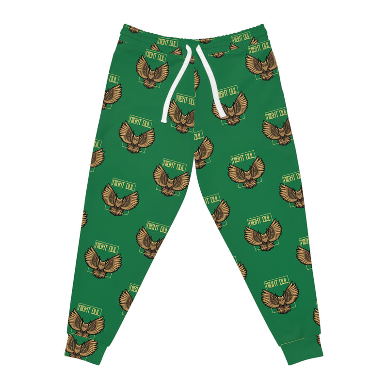 Night Owl Patterned Design Athletic Joggers (AOP)